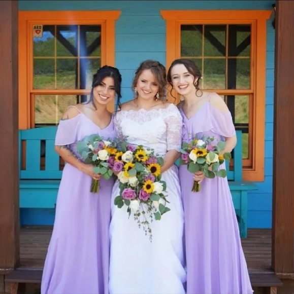 Eva Bridesmaid Dress Small Lilac - Picture 2 of 6